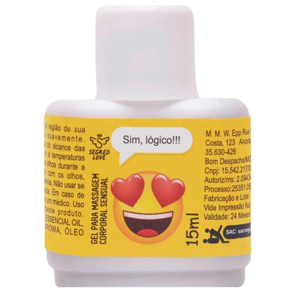Emoji Sim, Lógico!!! Gel Sexo Anal 15ml Segred Love
