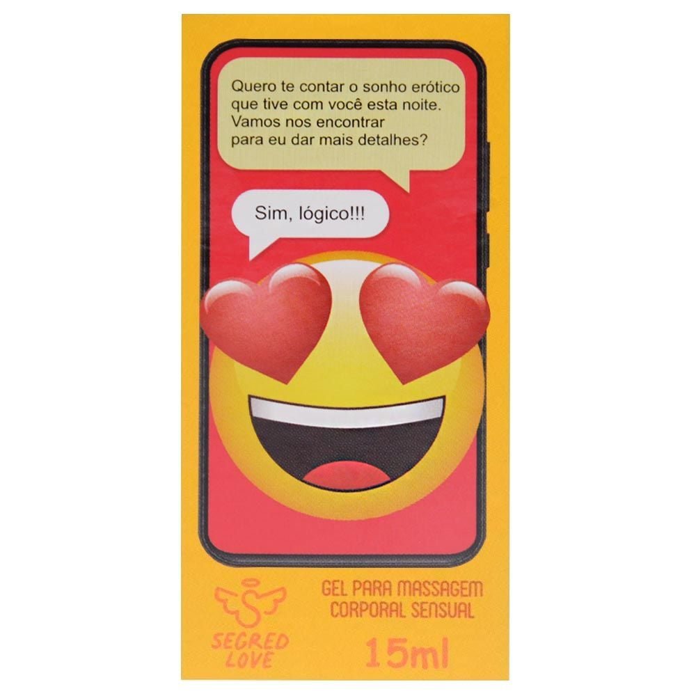 Emoji Sim, Lógico!!! Gel Sexo Anal 15ml Segred Love