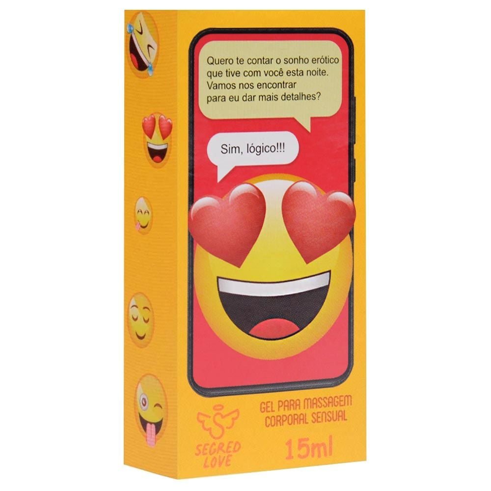 Emoji Sim, Lógico!!! Gel Sexo Anal 15ml Segred Love
