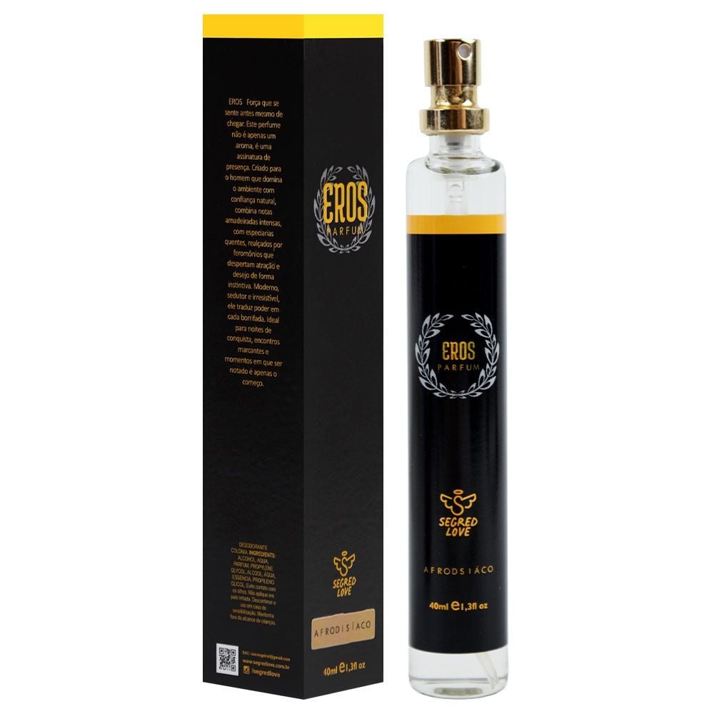 Eros Parfum Afrodisíaco Masculino 40ml Segred Love