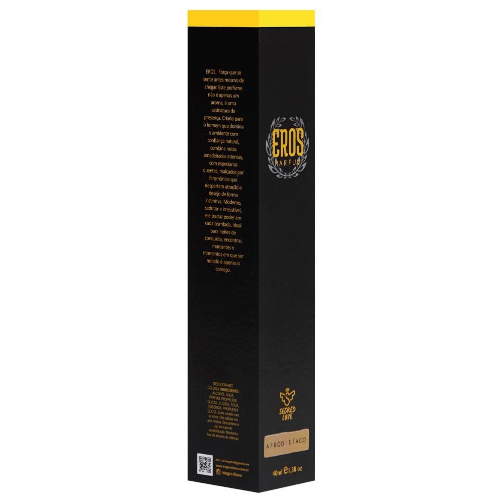 Eros Parfum Afrodisíaco Masculino 40ml Segred Love