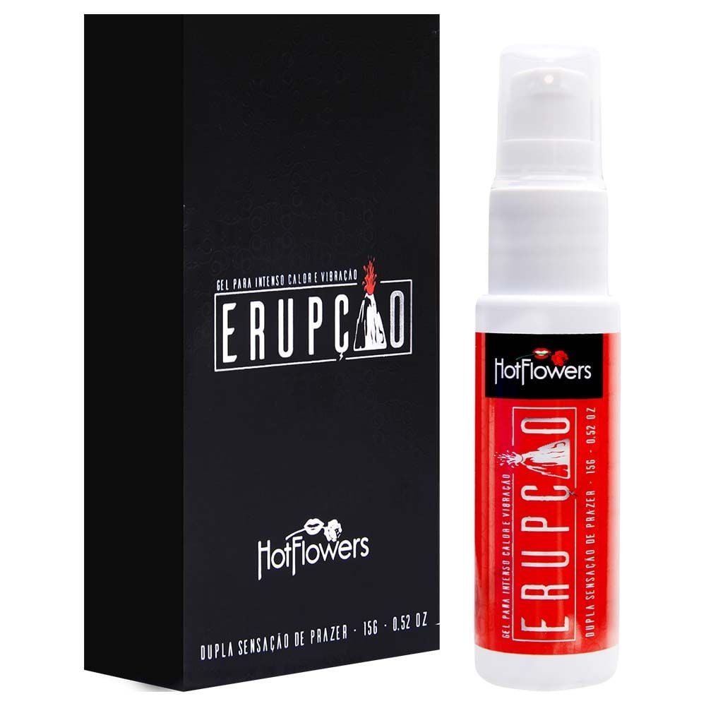 Erupção Gel Intenso Calor E Vibração 15g Hot Flowers
