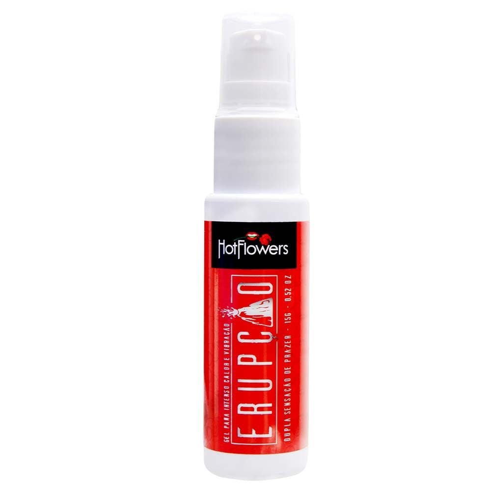Erupção Gel Intenso Calor E Vibração 15g Hot Flowers