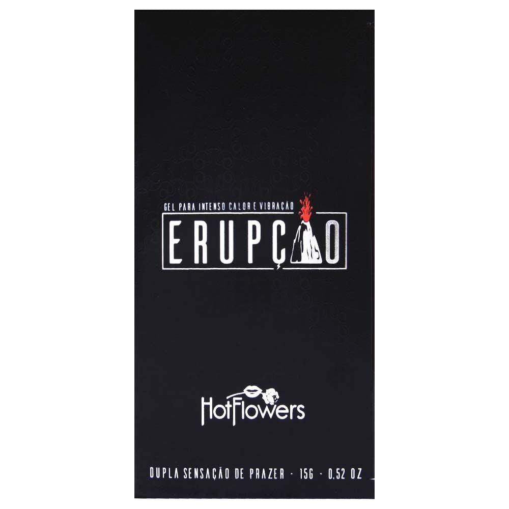 Erupção Gel Intenso Calor E Vibração 15g Hot Flowers