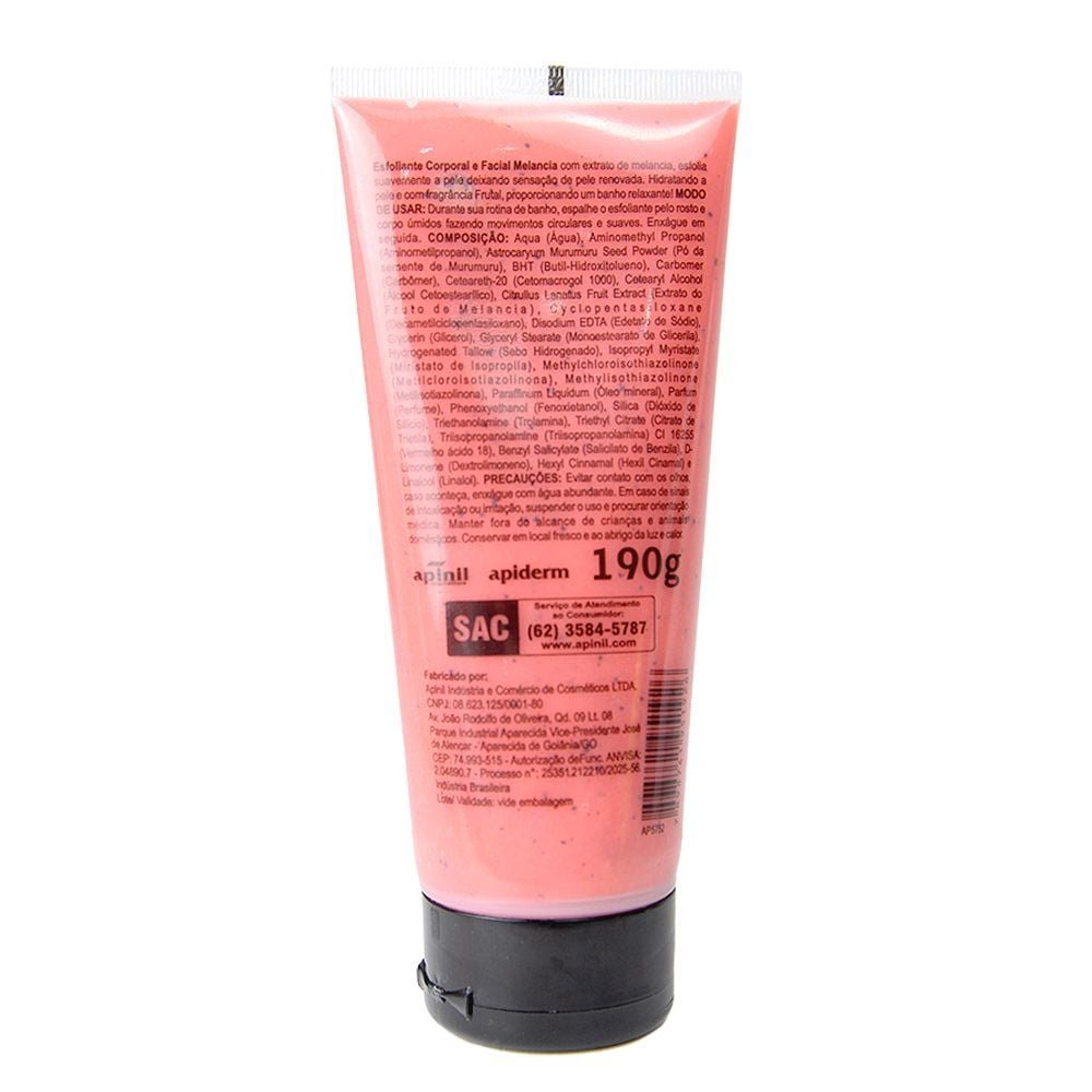 Esfoliante Corporal Facial Fragrância Frutal 190g Apinil
