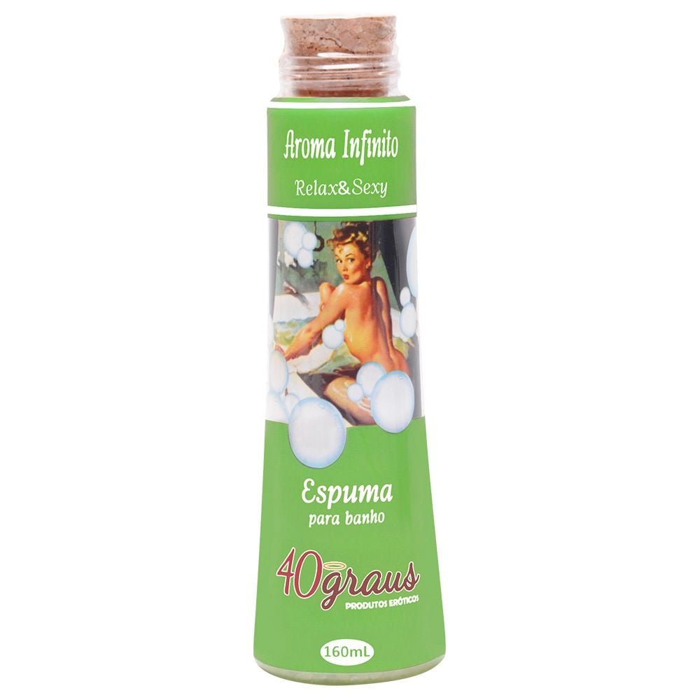 Espuma De Banho Aromática 160ml 40graus