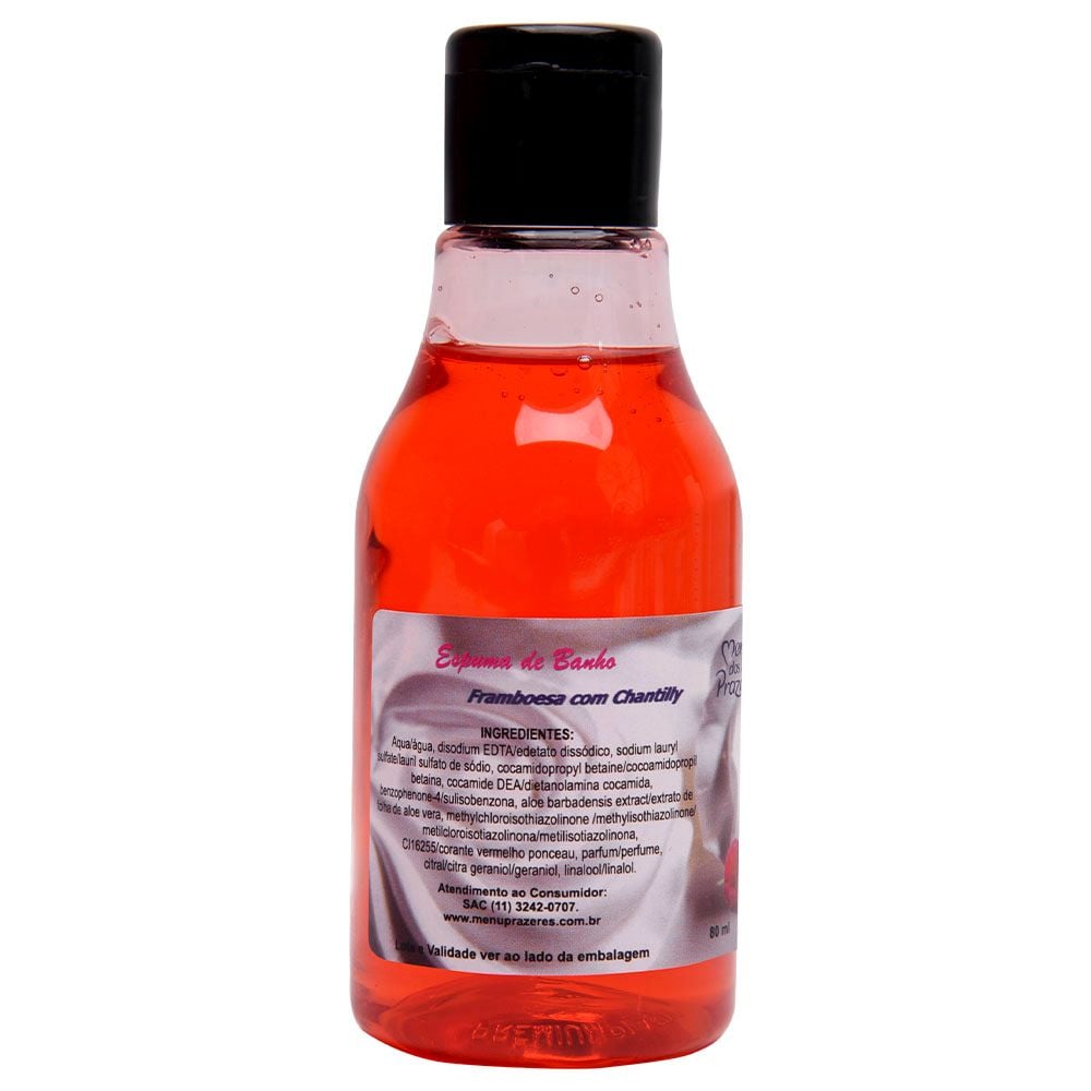 Espuma De Banho Aromático 80ml Menu Dos Prazeres