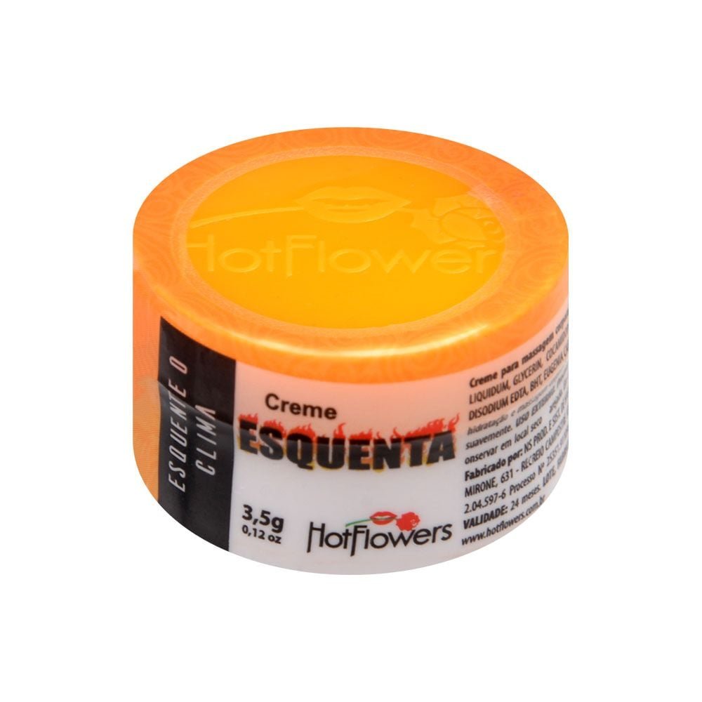 Esquenta Creme Funcional 3,5g Hot Flowers