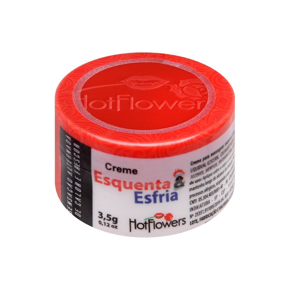 Esquenta E Esfria Creme Funcional 3,5g Hot Flowers
