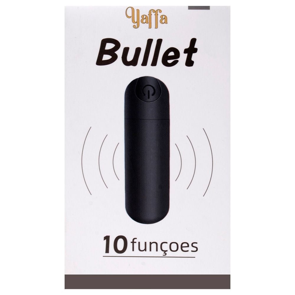 Estimulador Bullet Recarga Usb 10 Vibrações Yaffa