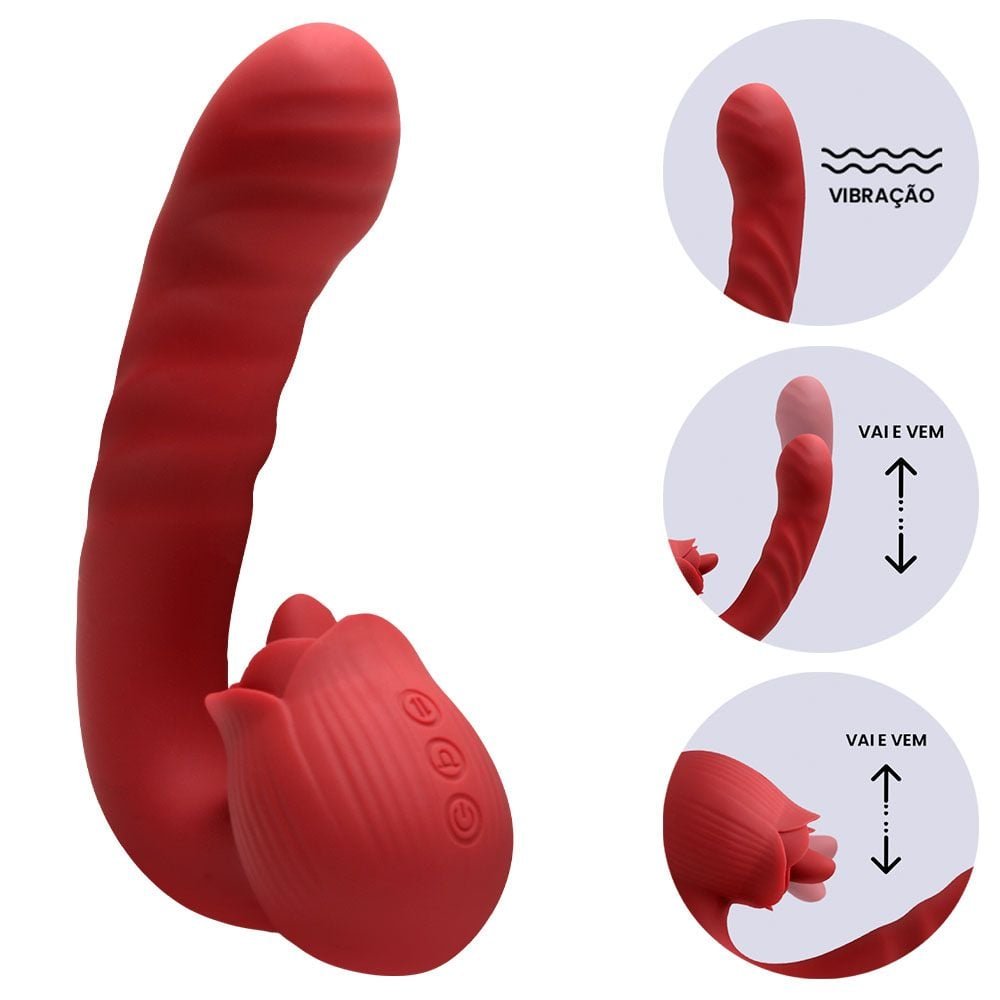 Estimulador Clitóris Rose Bump Orgasm Usb Vipmix
