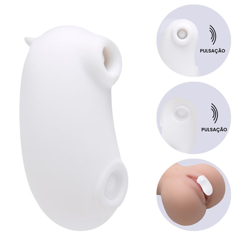 Estimulador Clitóris Vibrador Gatinho Case Vipmix