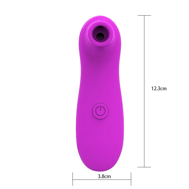 Estimulador de clitóris com função de Pulsação - À Pilha - Vermelho