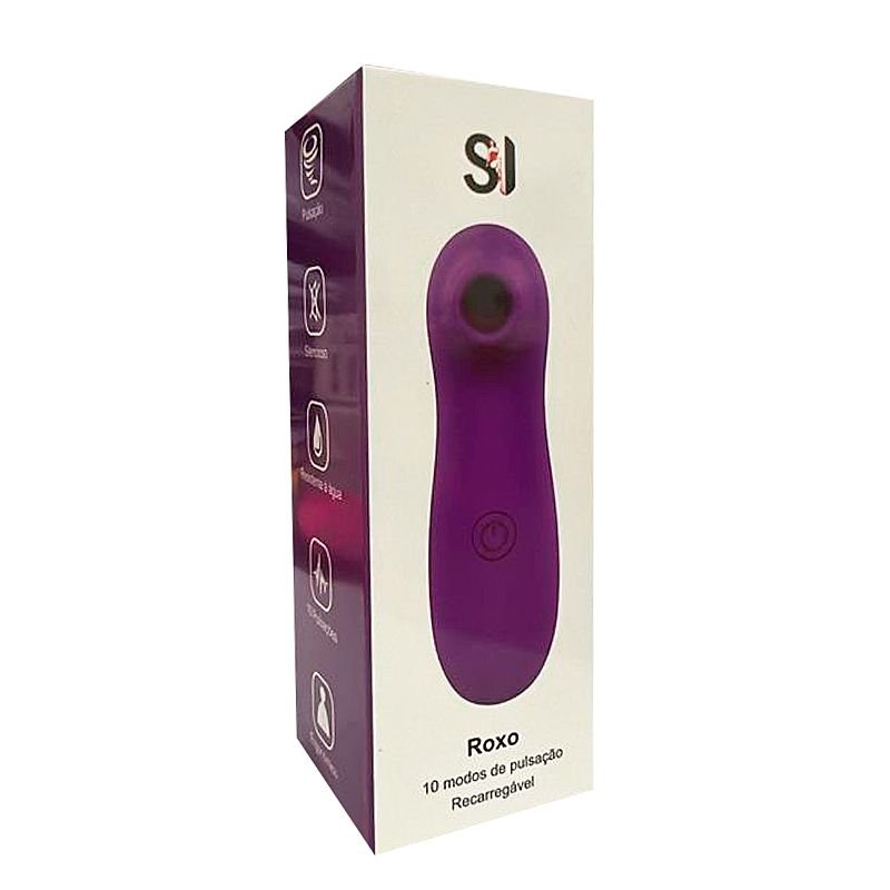 Estimulador de clitóris com função de Pulsação - Recarregável - Roxo