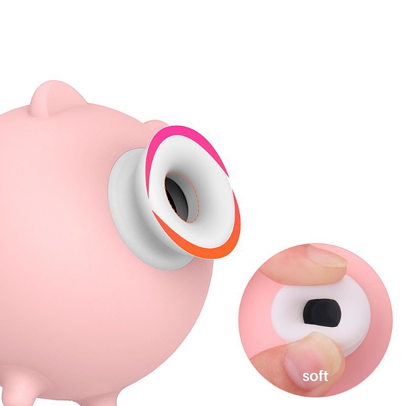 Estimulador de clitóris com Pulsação - Porquinho - Piggy - S-Hande - Lilás