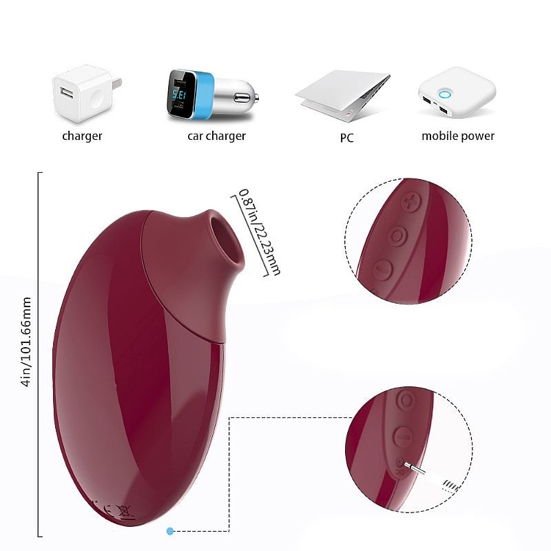 Estimulador de Clitóris com Pulsação - Ruby - Roxo