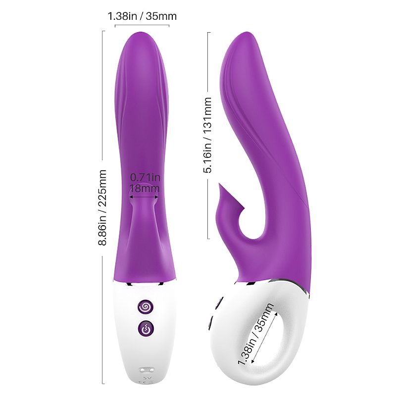 Estimulador de Clitóris com Sucção e Ponto G - Dew - S-Hande - Pink