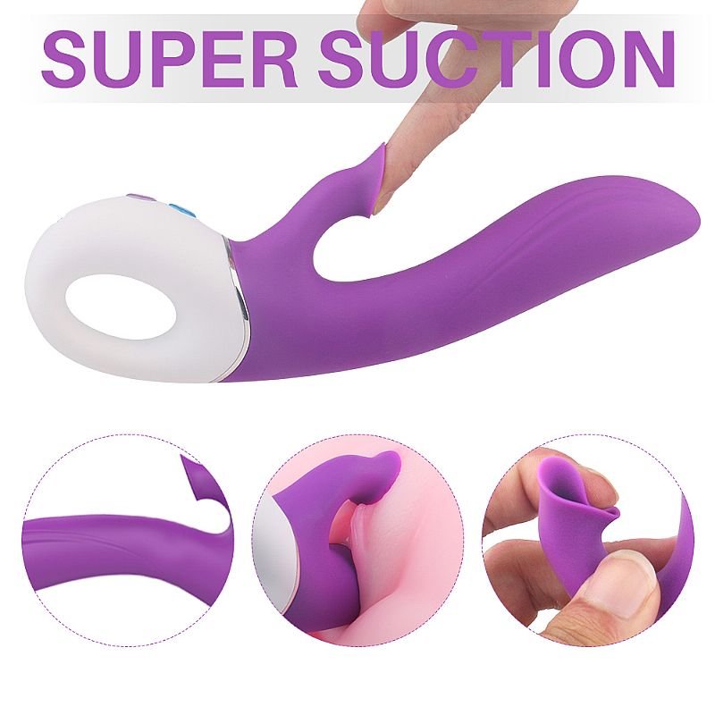 Estimulador de Clitóris com Sucção e Ponto G - Dew - S-Hande - Pink