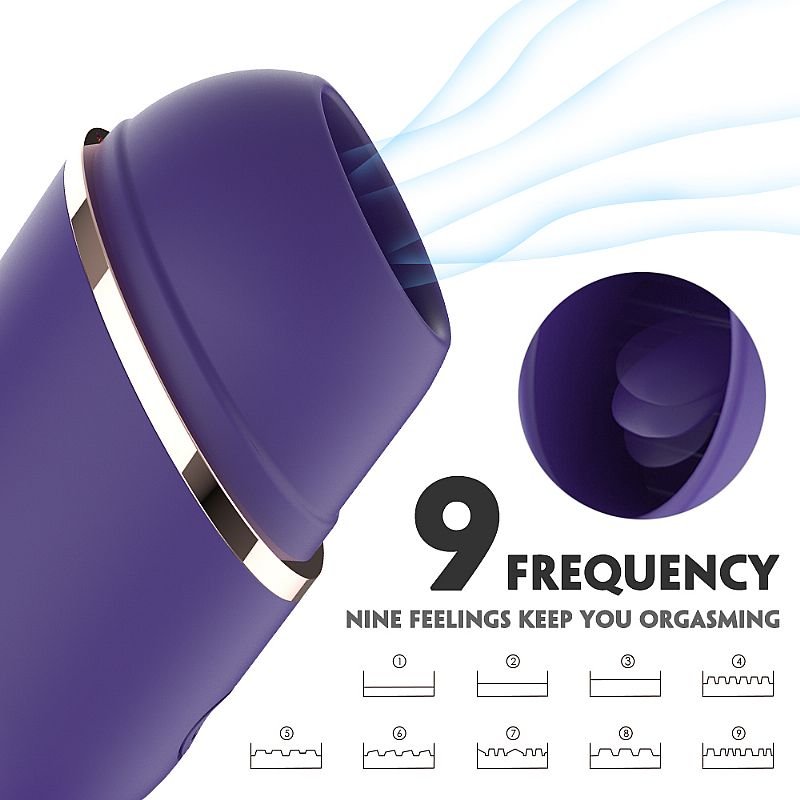 Estimulador de clitóris com Vibração - Amazing - S-Hande - Roxo