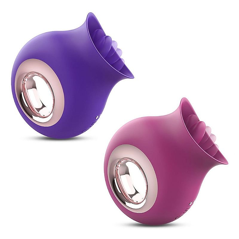 Estimulador de clitóris com Vibração - Cleopatra - S-Hande - Roxo