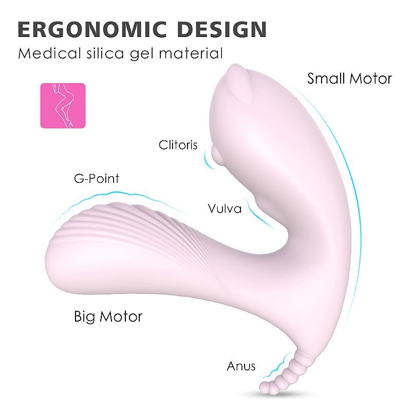 Estimulador de Ponto G e Clitóris - Cara - S-Hande - Roxo