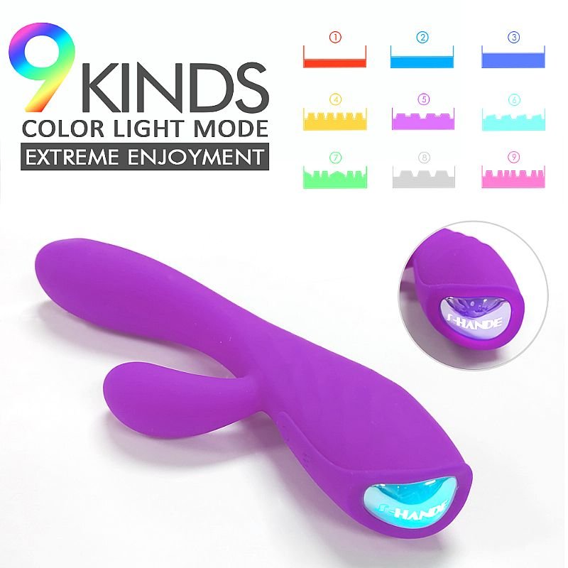 Estimulador de Ponto G e Clitóris Recarregável - Muses - S-Hande - Roxo
