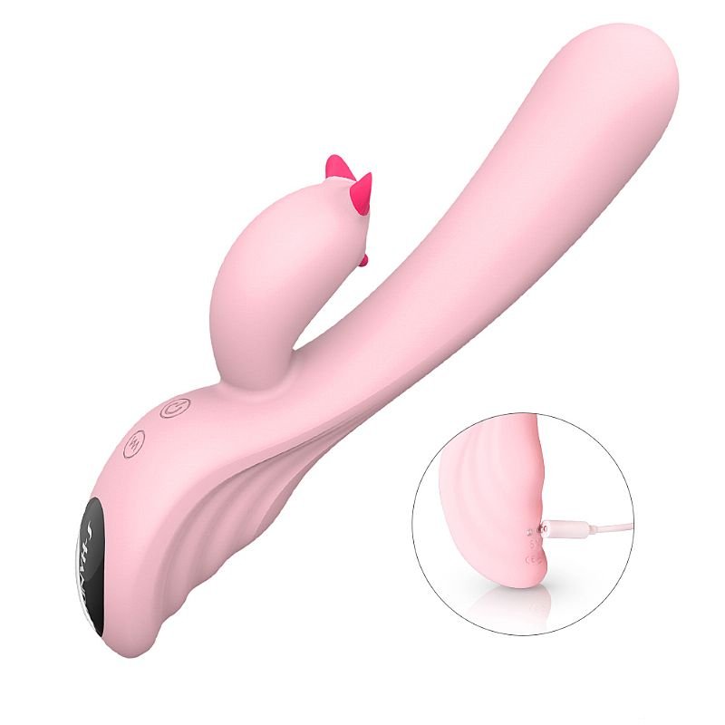 Estimulador de Ponto G e Clitóris Recarregável - Plume - S-Hande