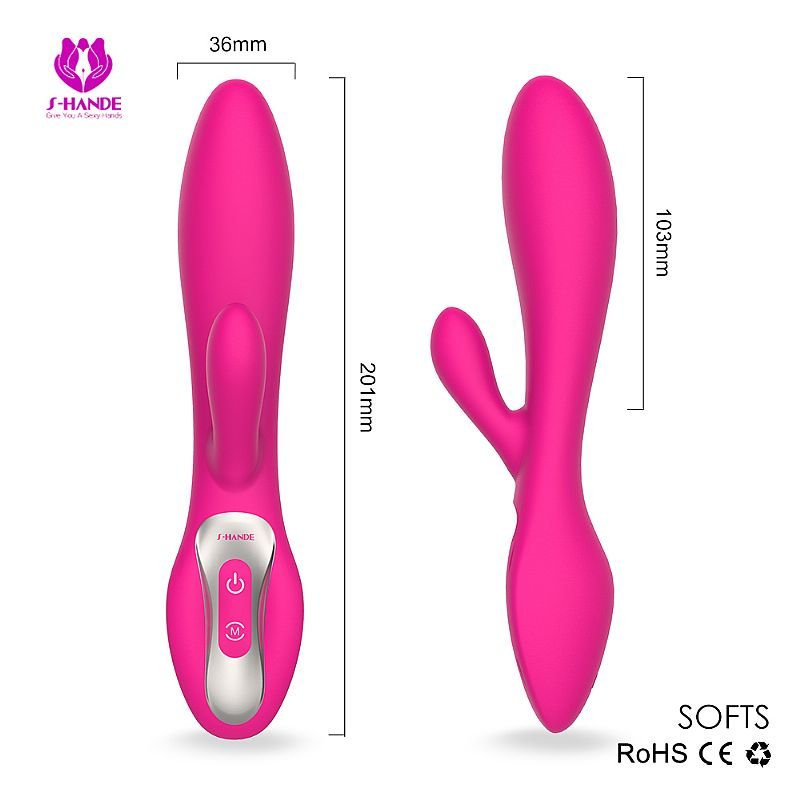 Estimulador de Ponto G e Clitóris - Softs - S-Hande - Pink