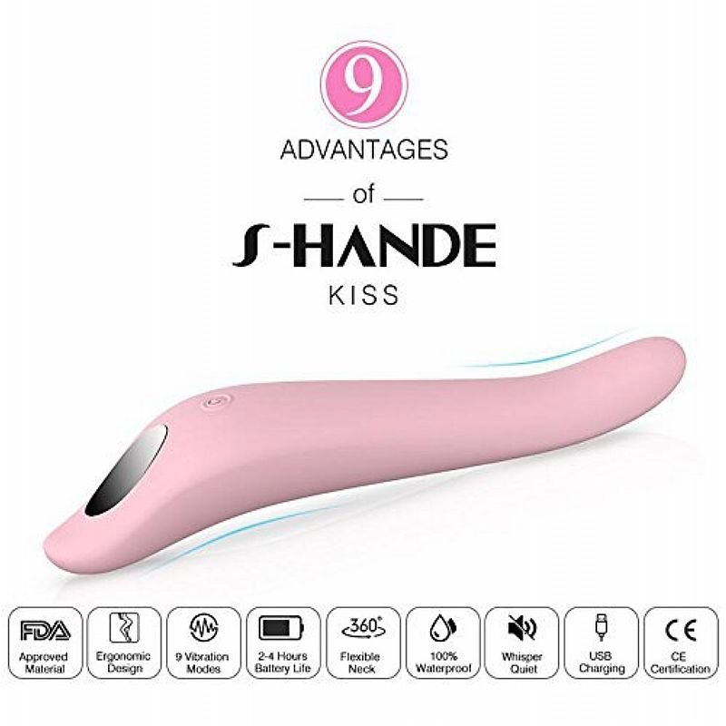 Estimulador de Ponto G - Recarregável - Kiss - S-Hande