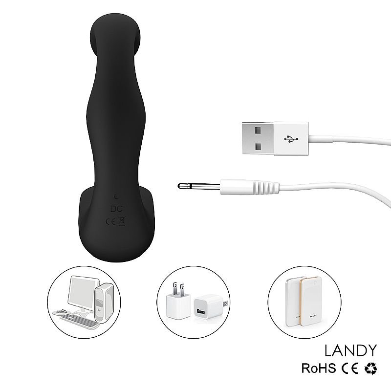 Estimulador de Próstata Triplo Vibro com 9 Vibrações - USB Magnético - S-Hande