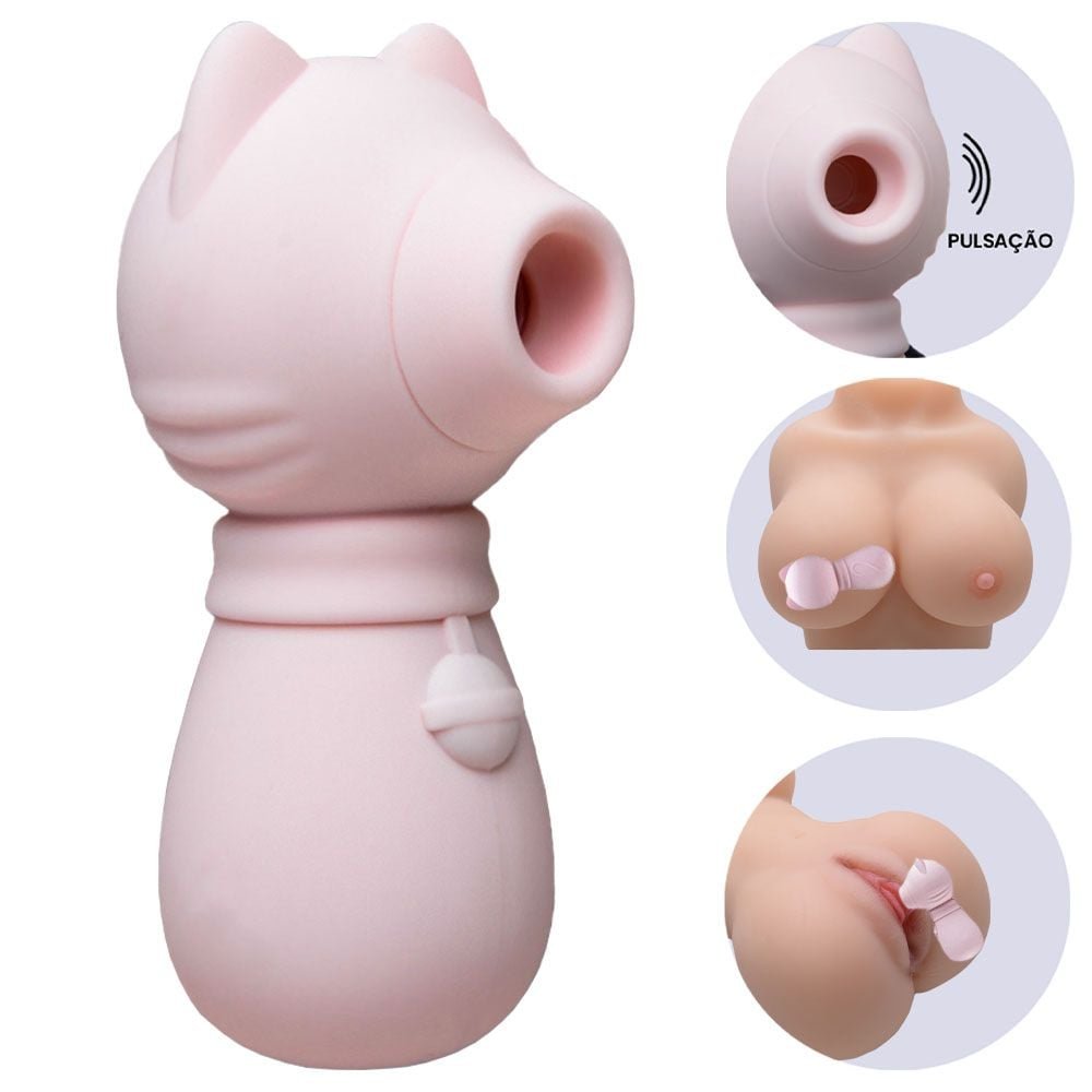 Estimulador Feminino Cutie Baby 7 Pulsações Vipmix