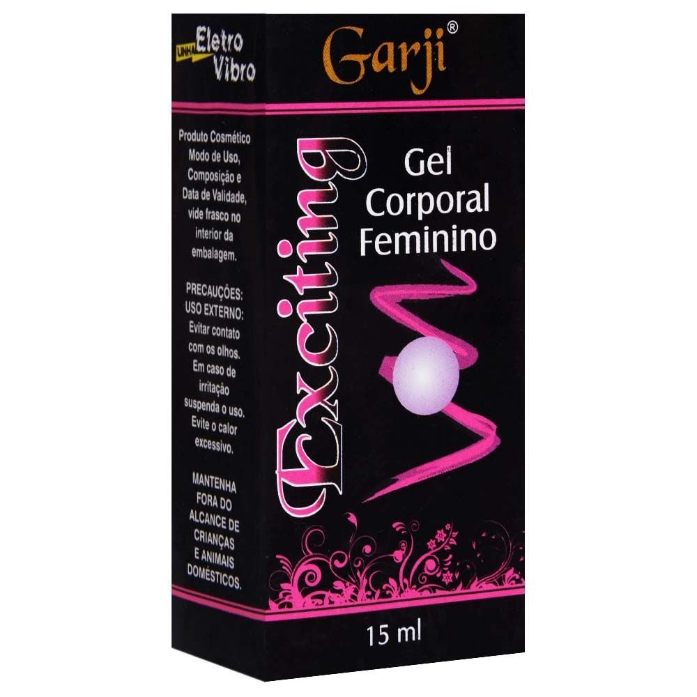Exciting Bisnaga Excitante Feminino Elétrico 15ml Garji