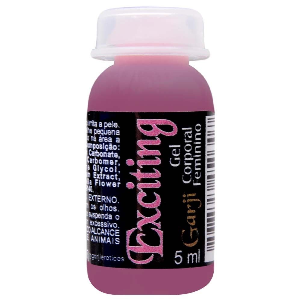 Exciting Flaconete Excitante Feminino Elétrico 5ml Garji
