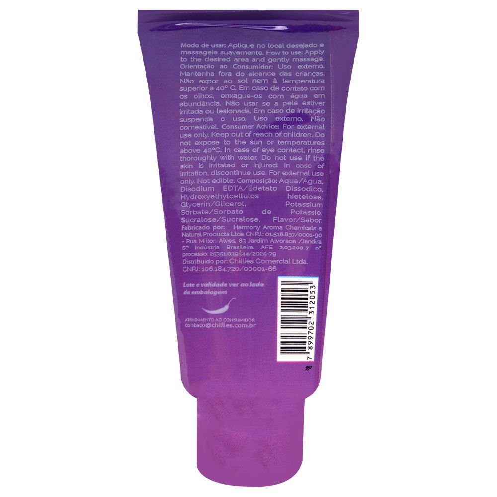 Fácil Lub Aromático Gel Corporal 60g Chillies