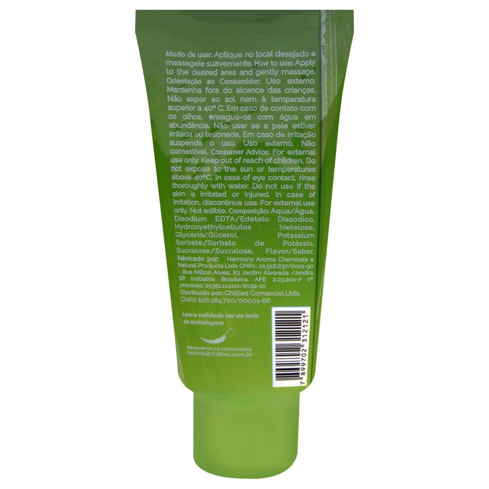 Fácil Lub Aromático Gel Corporal 60g Chillies
