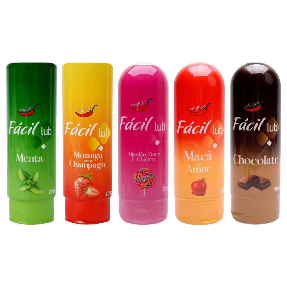 Fácil Lub Gel Corporal Aromático 200g Chillies