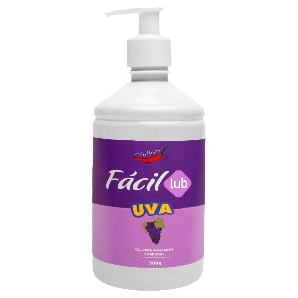 Fácil Lub Gel Corporal Aromático 500g Chillies
