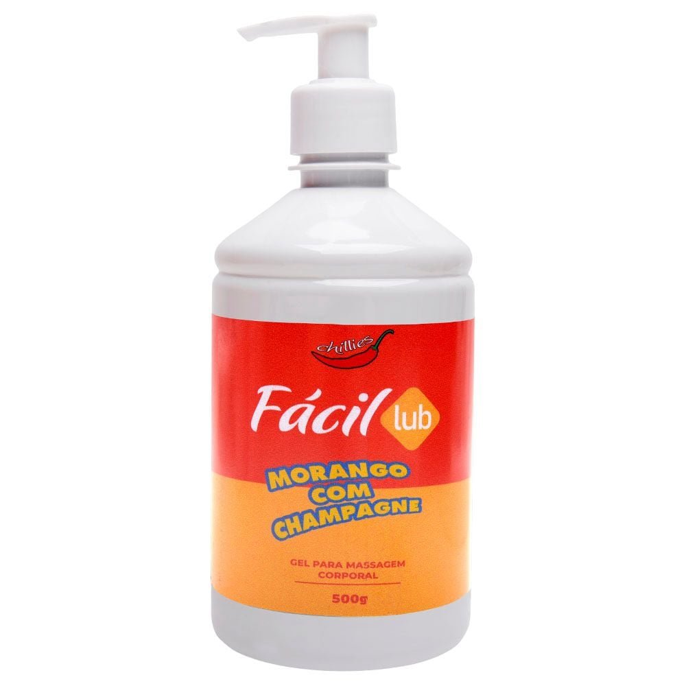 Fácil Lub Gel Corporal Aromático 500g Chillies