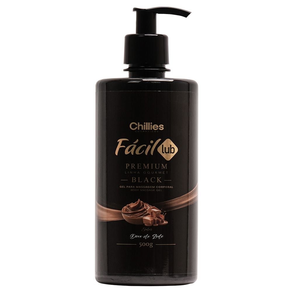 Fácil Lub Premium Gel Corporal Gourmet 500g Chillies