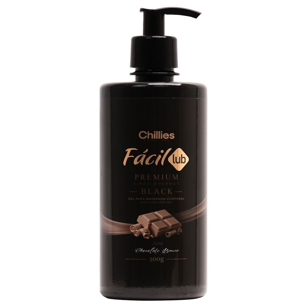 Fácil Lub Premium Gel Corporal Gourmet 500g Chillies