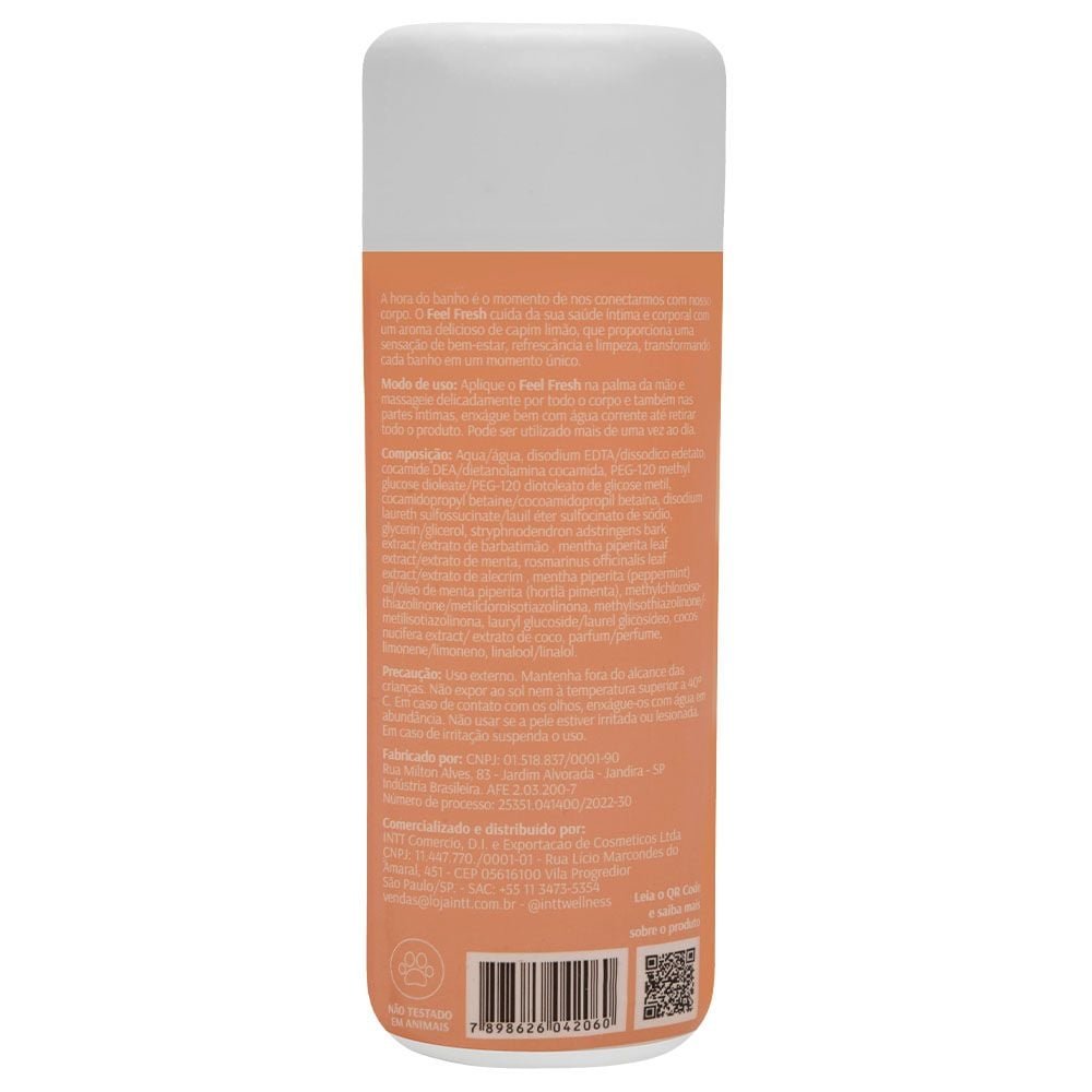 Feel Fresh Sabonete íntimo Aromático 100ml Intt