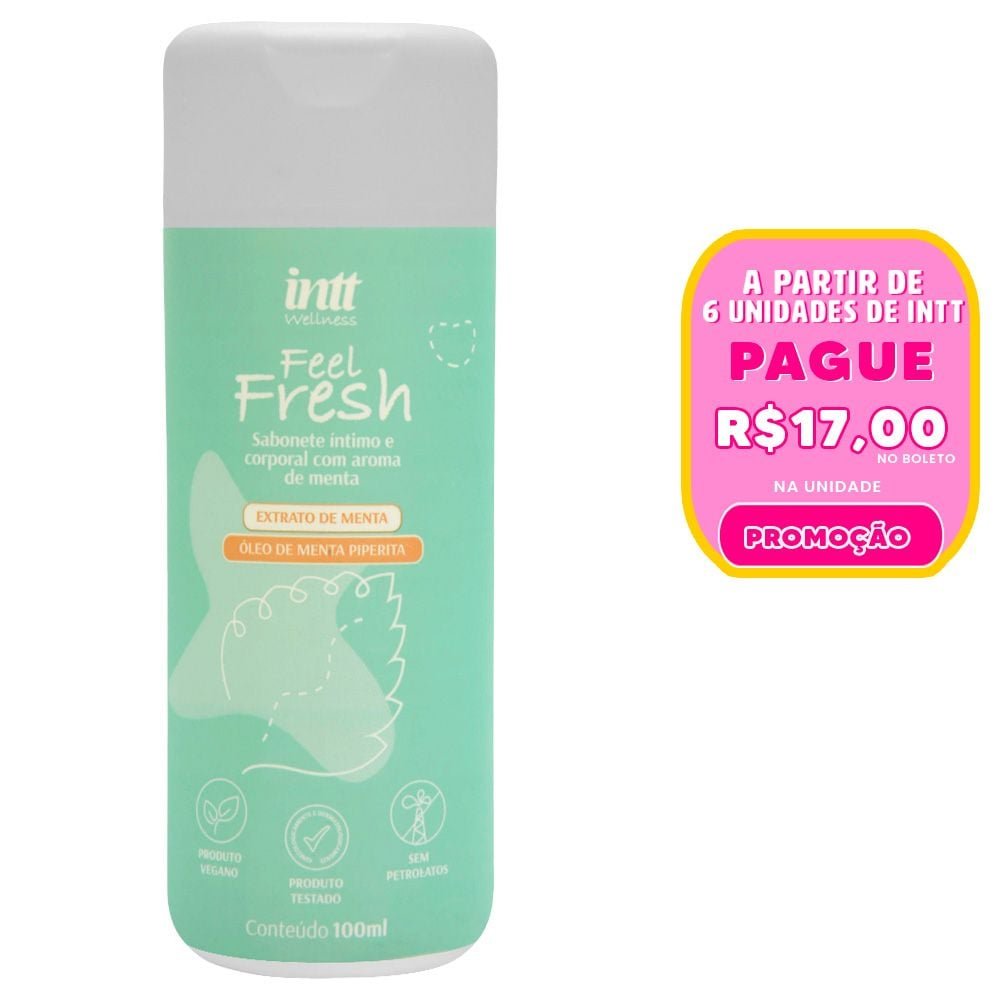 Feel Fresh Sabonete íntimo Aromático 100ml Intt