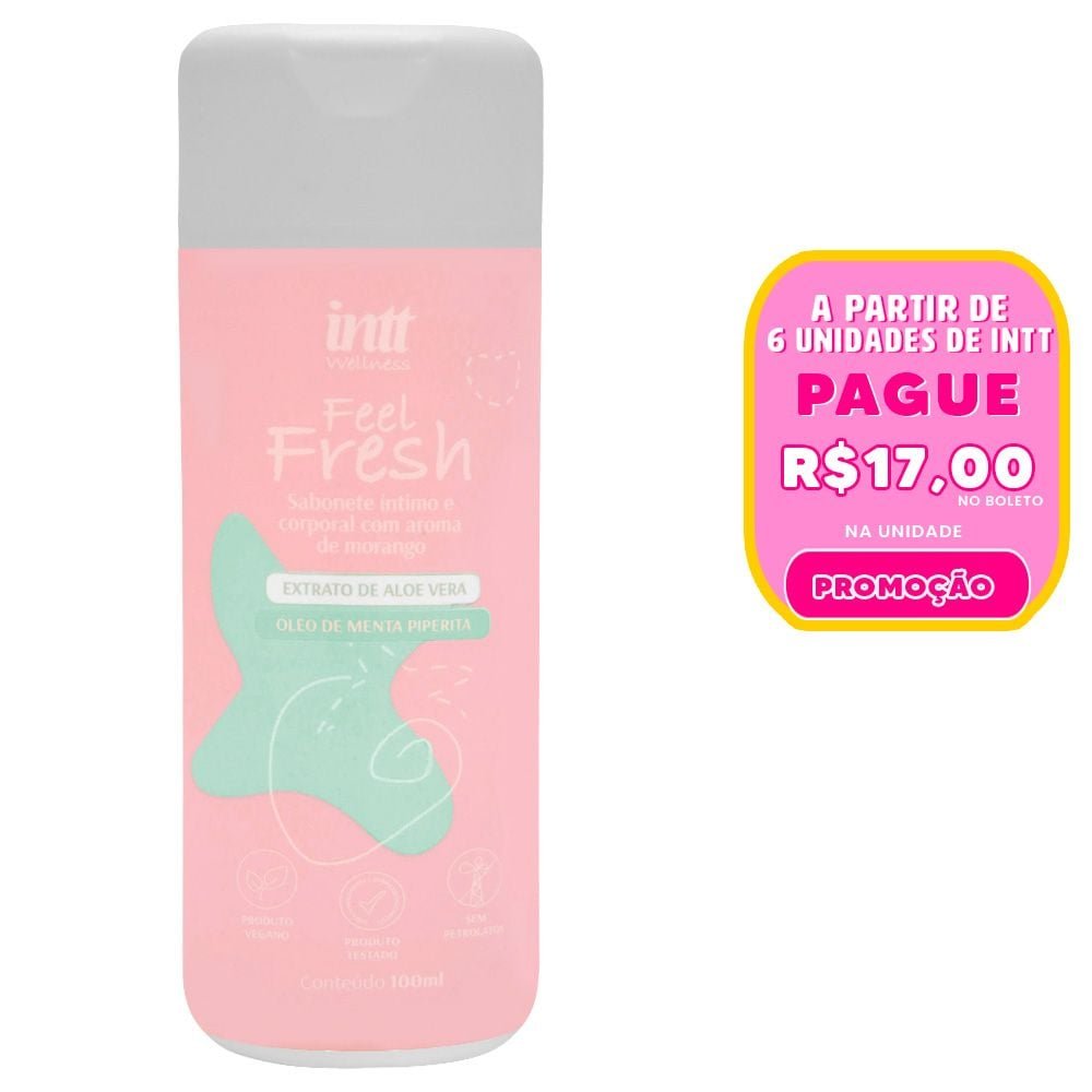 Feel Fresh Sabonete íntimo Aromático 100ml Intt