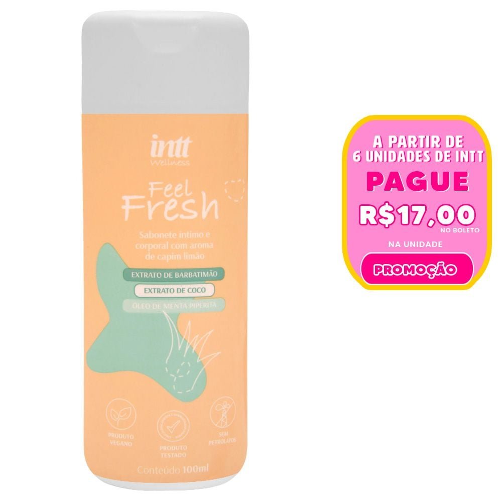 Feel Fresh Sabonete íntimo Aromático 100ml Intt