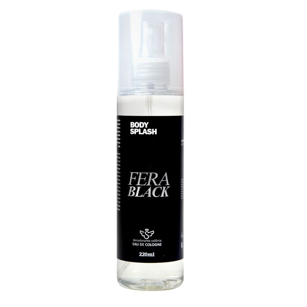 Fera Black Body Splash Masculino 220ml Segred Love