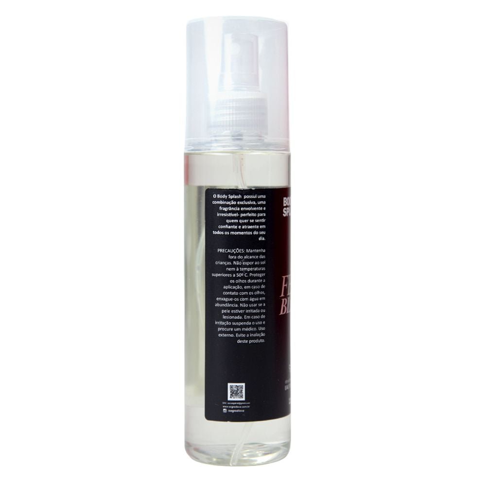 Fera Black Body Splash Masculino 220ml Segred Love