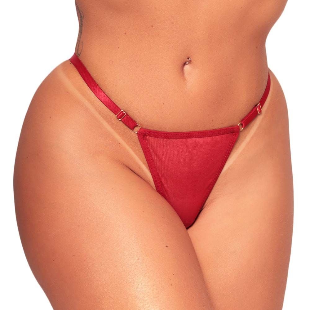 Fio Dental Personalizável Vermelho Brilha Tallyta