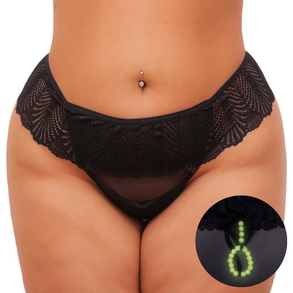 Fio Dental Plus Size Tay Luz Negra Bilha Escuro Tallyta