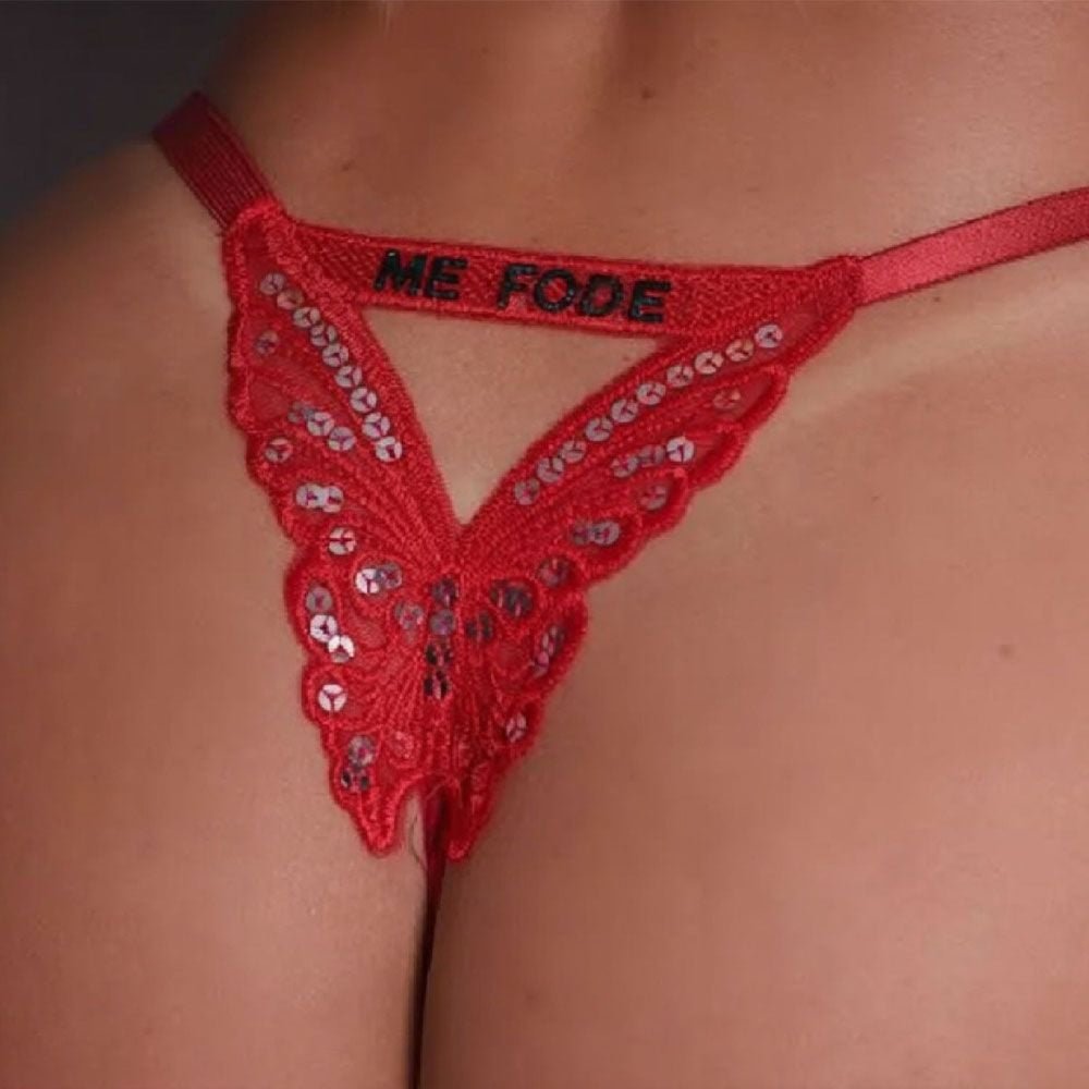 Fio Dental Sensual Vermelho Voo Fatal Tallyta