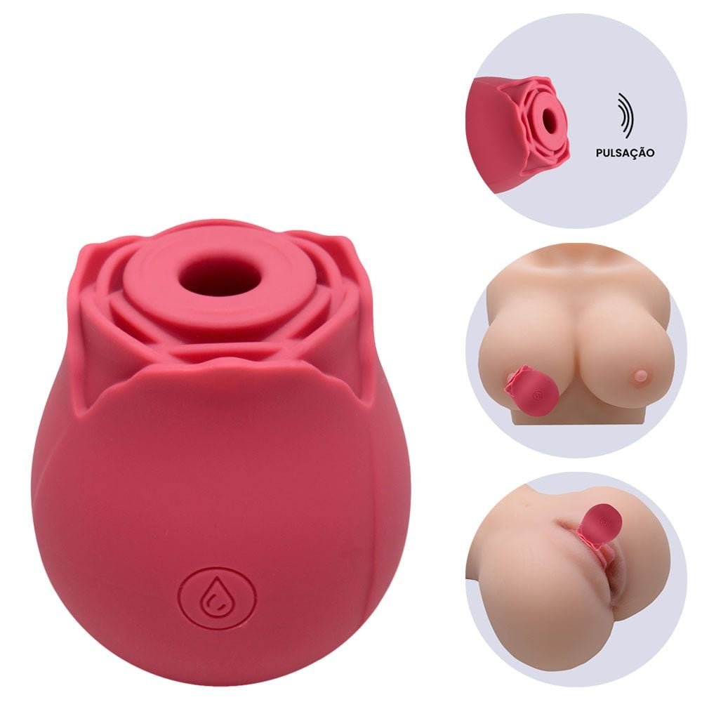 Flor Vibrador Pulsação Meet Happy Usb Yaffa